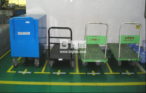 車輛、搬運工具定位標識線